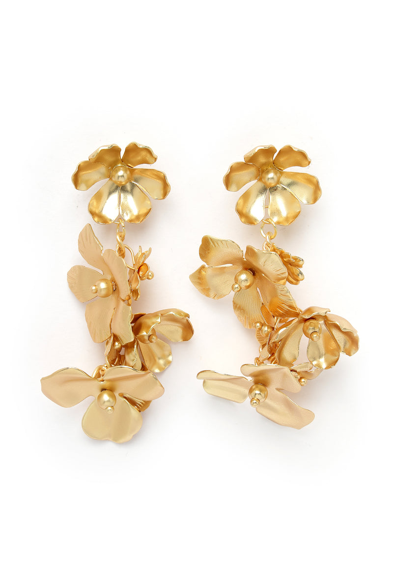 Golden Bloom Dop Earrings