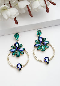 Delicate Floral Drop Earrings