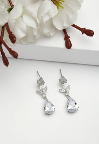 Delicate Silver Raindrop Earrings