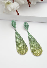 Boucles d'oreilles goutte de pluie