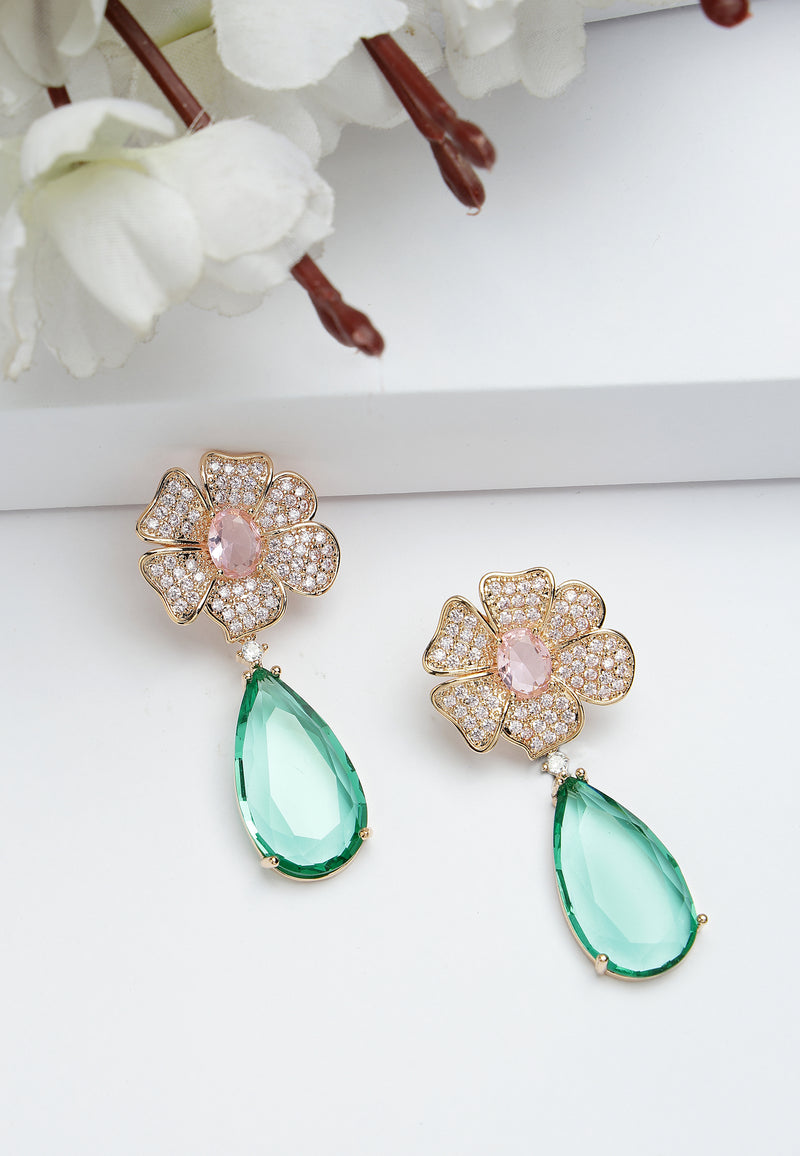 Floral Drop Earrings