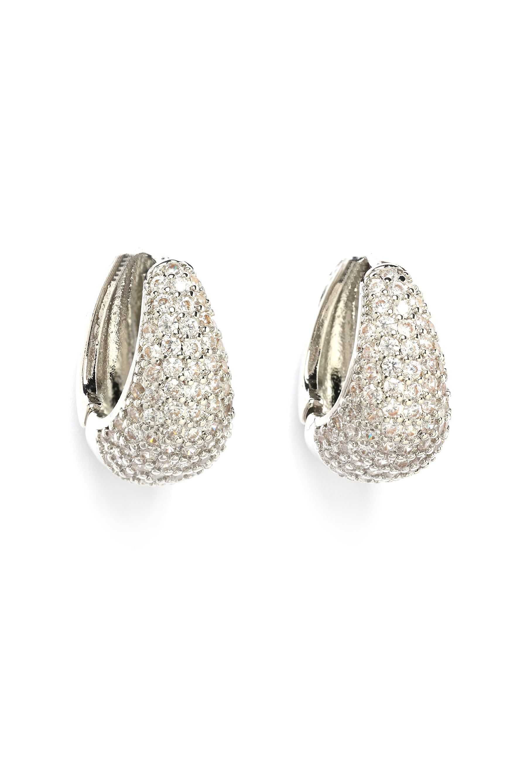 Sparkling Hoop Earrings