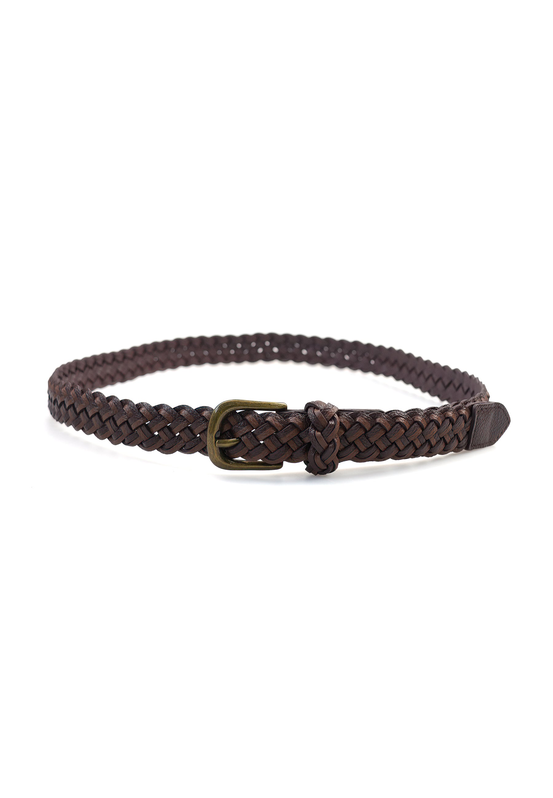 Contemporary Round Buckle Belt