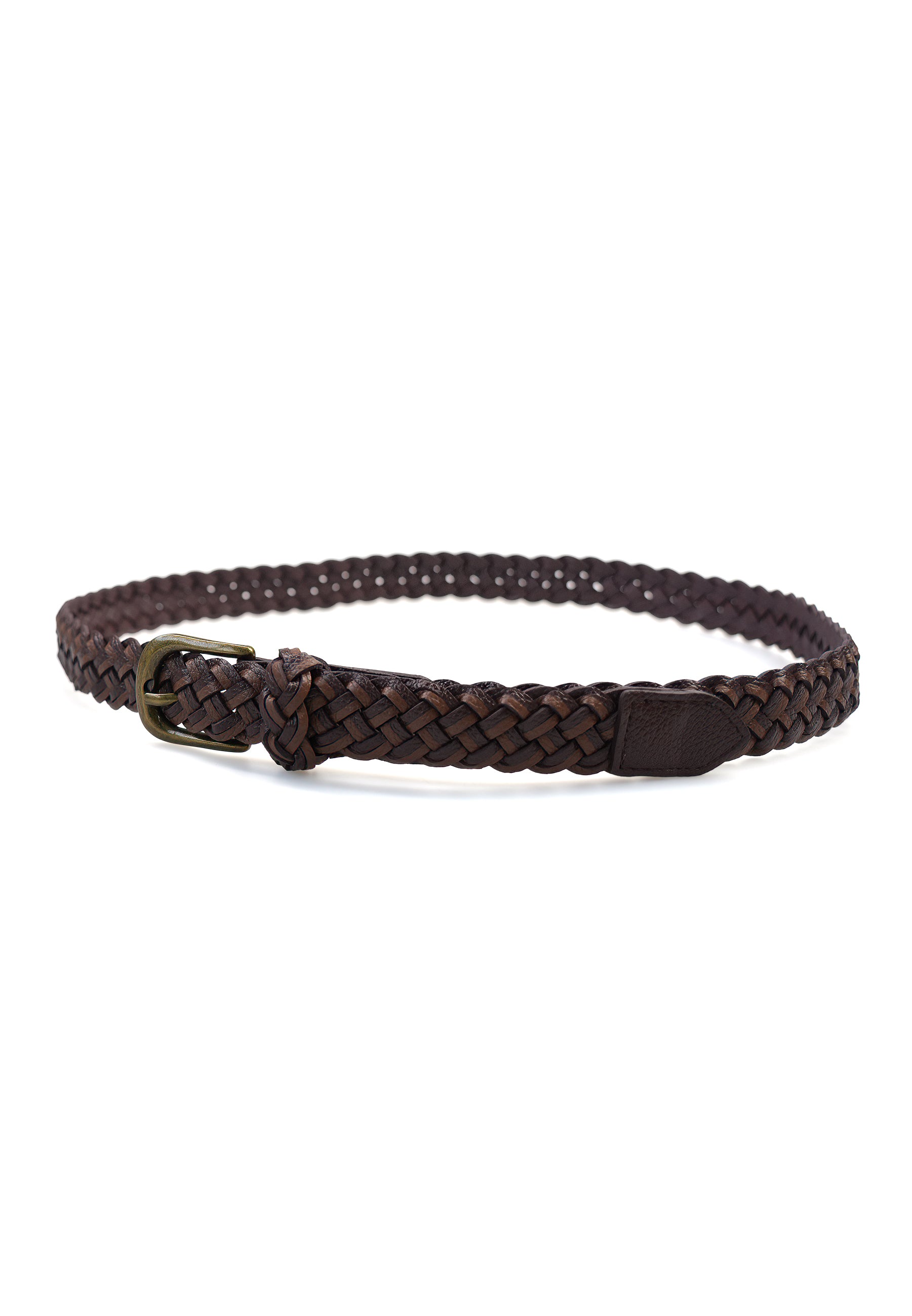 Contemporary Round Buckle Belt