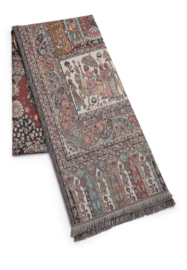 Kashmiri Jamawar Scarf