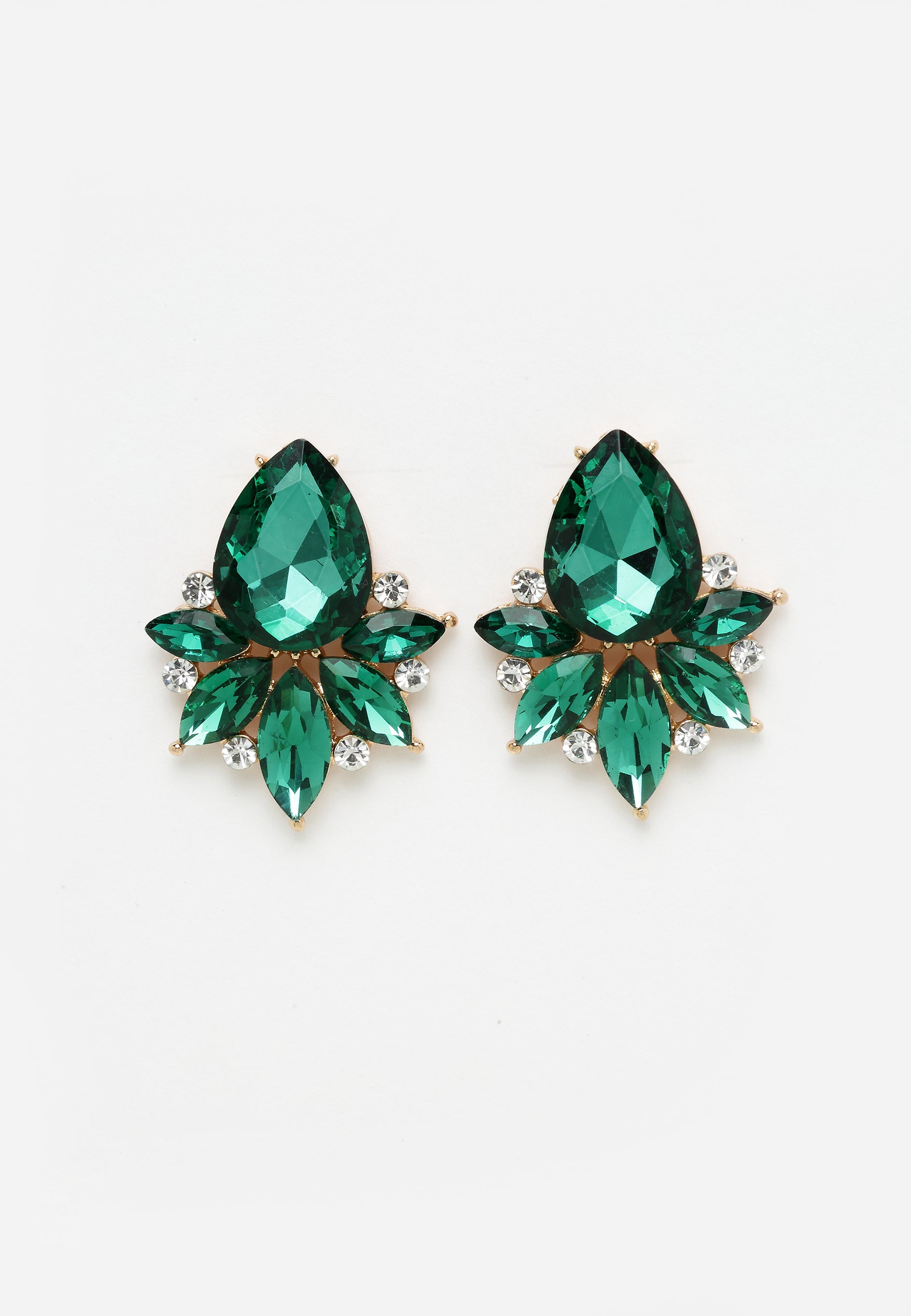 Kristallen studs in groen