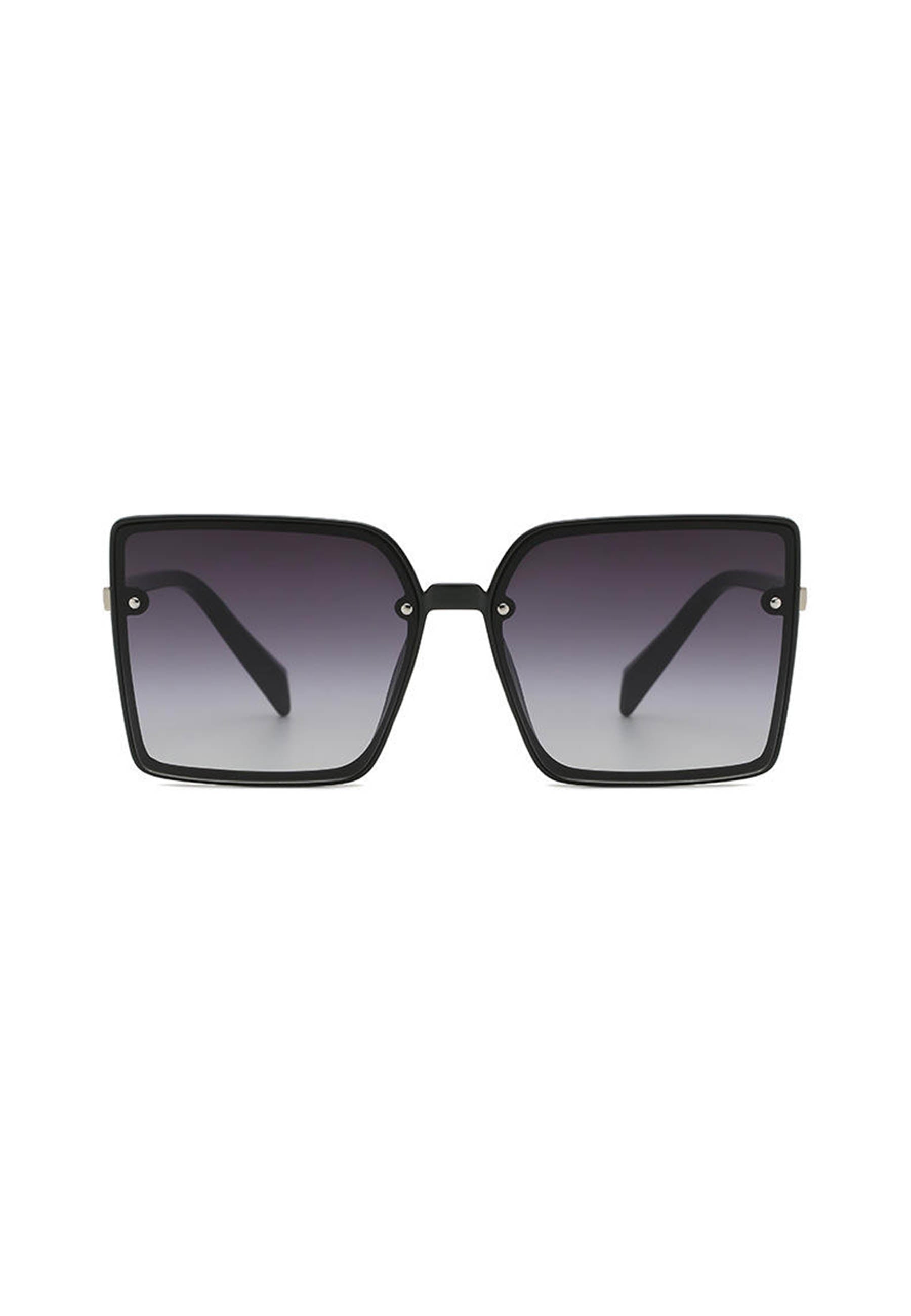 Gradientowe kwadratowe okulary przeciwsłoneczne oversize