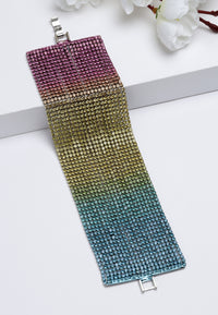 Luxe meerkleurige diva-armband
