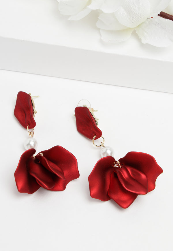 Earrings titim Rose i Dearg